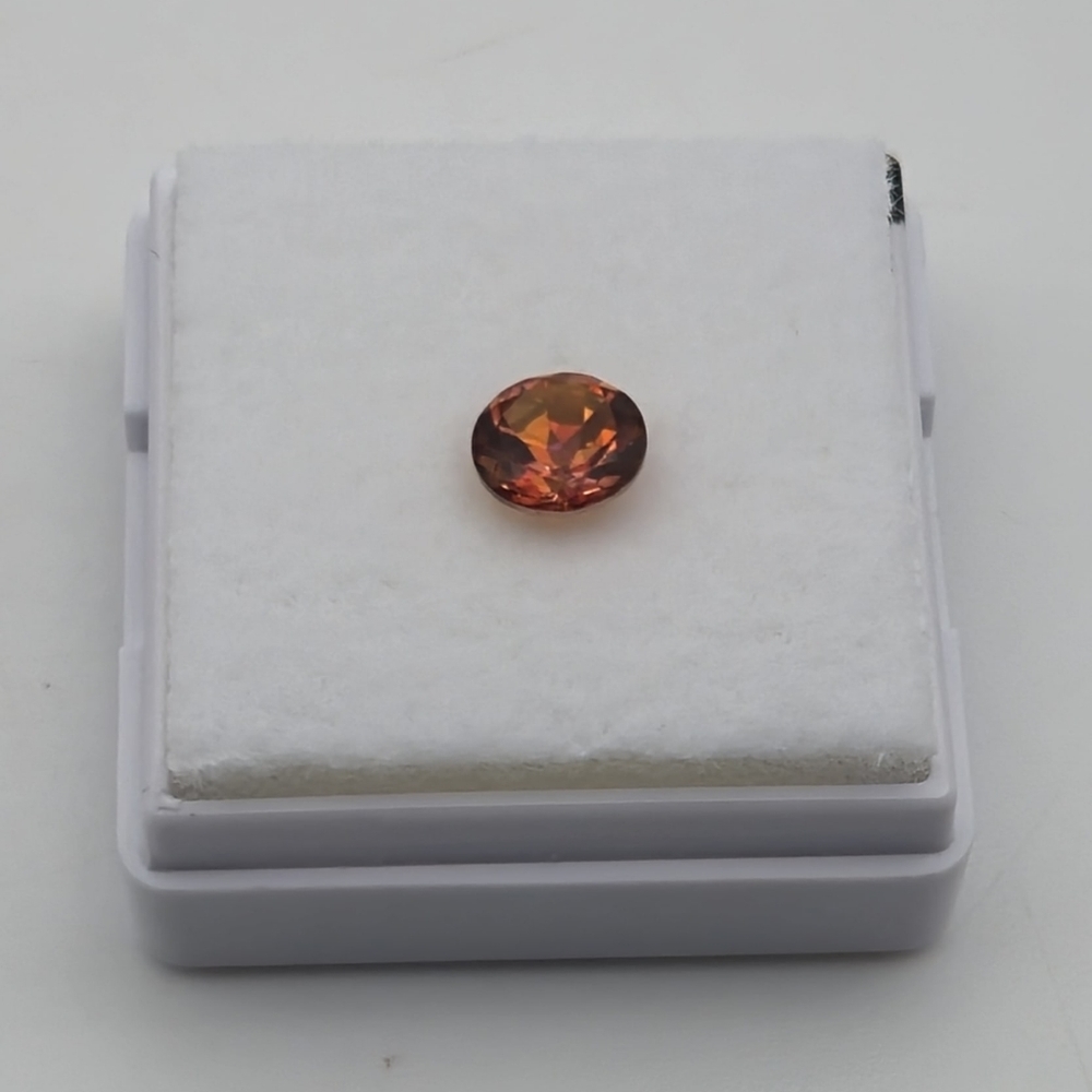 Crackling Fire Topaz Gemstone Cabochon